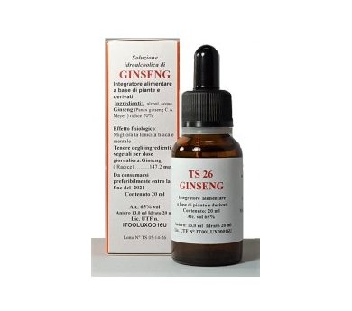GINSENG TS 26 (Panax ginseng C.A. Meyer) 20 ml