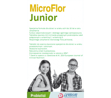 MicroFlor Junior tabletki do ssania